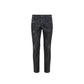 Black Cotton Slim Fit Jeans