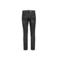 Black Cotton Slim Fit Jeans