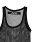 Black Cotton Tank Tops