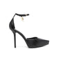 Black Calfskin High Heel Pumps