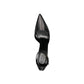 Black Calfskin High Heel Pumps