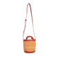 Orange Cotton Backet Bag