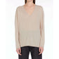 Beige Cashmere Cashmere Sweater