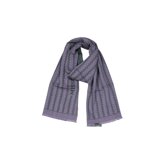 Purple Wool Scarf