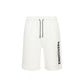 White Cotton Bermuda Shorts