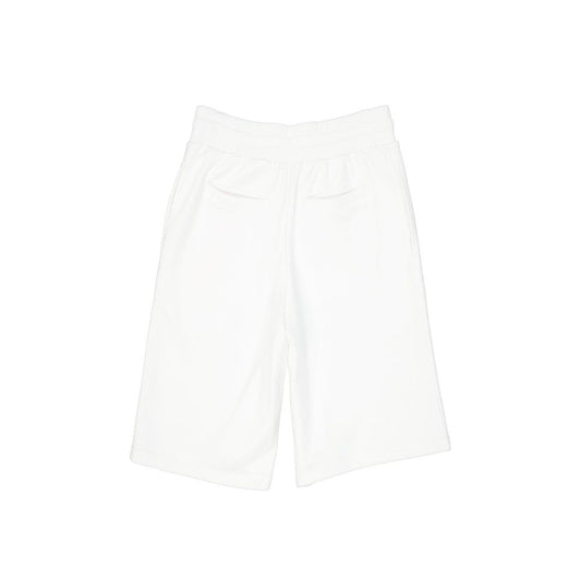 White Cotton Shorts