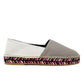 Beige Calfskin Espadrilles