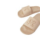 Beige Rubber Slides