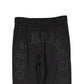 Black Elastane Joggers (Workout Pants)