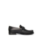 Black Calfskin Slip-On Loafers