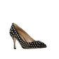 Black Calfskin High Heel Pumps
