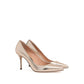 Rose Gold Calfskin High Heel Pumps