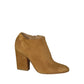 Brown Calfskin Ankle Boots