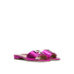 Multicolor Calfskin Platform Sandals
