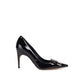 Black Calfskin High Heel Pumps