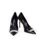 Black Calfskin High Heel Pumps
