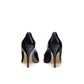 Black Calfskin High Heel Pumps