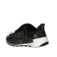 Black Fabric Athletic Sneakers