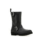 Black Polyester Boots