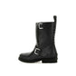 Black Polyester Boots