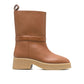 Brown Polyethylene Rain Boots