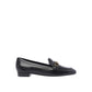 Black Calfskin Slip-On Loafers