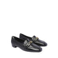Black Calfskin Slip-On Loafers