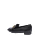 Black Calfskin Slip-On Loafers