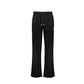 Black Cotton Athletic Pants