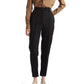 Black Virgin Wool Casual Pants