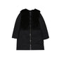 Black Polyester Coat