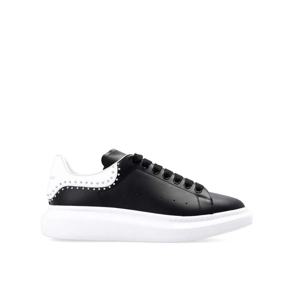 Black Calfskin Chunky Sneakers