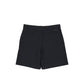 Black Cotton Bermuda Shorts