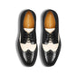 Black Calfskin Oxfords And Derbies