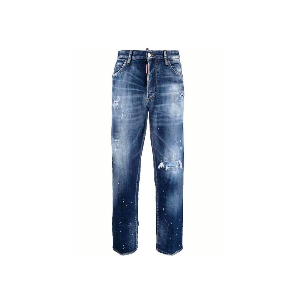 Blue Cotton Jeans Denim