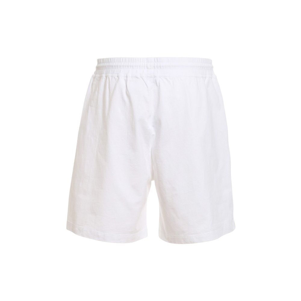 White Cotton Shorts