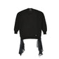 Black Cotton Sweatshirt