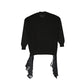 Black Cotton Sweatshirt