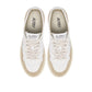 White Goatskin Low Top Sneakers