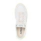 White Leather Low Top Sneakers