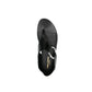 Black Calfskin Flat Sandals