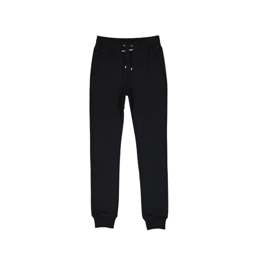 Black Cotton Joggers (Workout Pants)