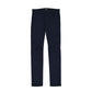 Blue Cotton Casual Pants