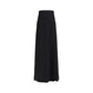 Black Silk Long Skirt