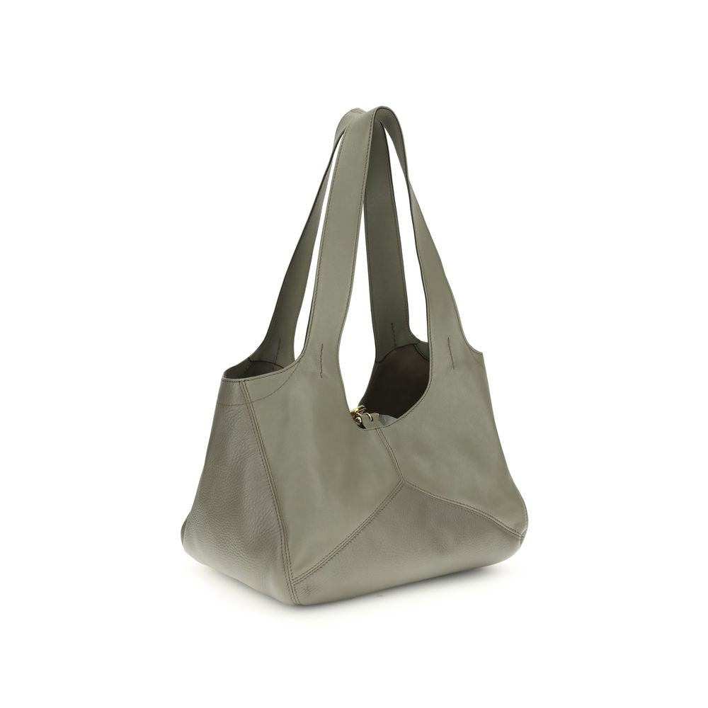 Bicolor Calf Leather Bos Taurus Shoulder Bag