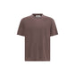 Brown Cotton T-Shirt