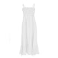 White Linen Casual Dress