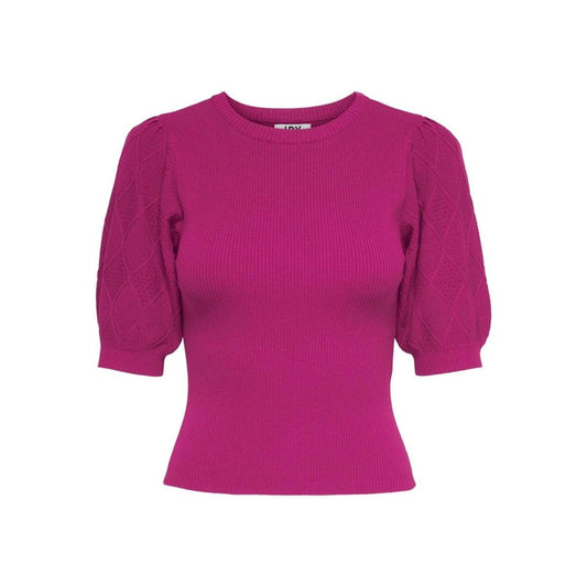 Fuchsia Viscose T-Shirt