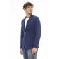 Blue Cotton Blazer
