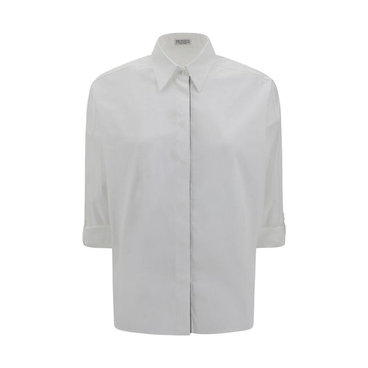 White Cotton Dress Shirt